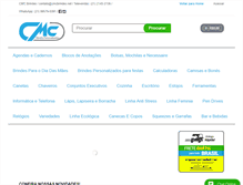 Tablet Screenshot of cmcbrindes.net